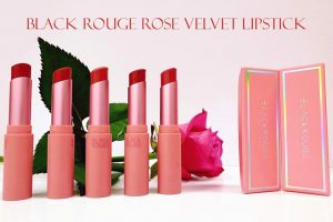 Black Rouge Rose Velvet Lipstick