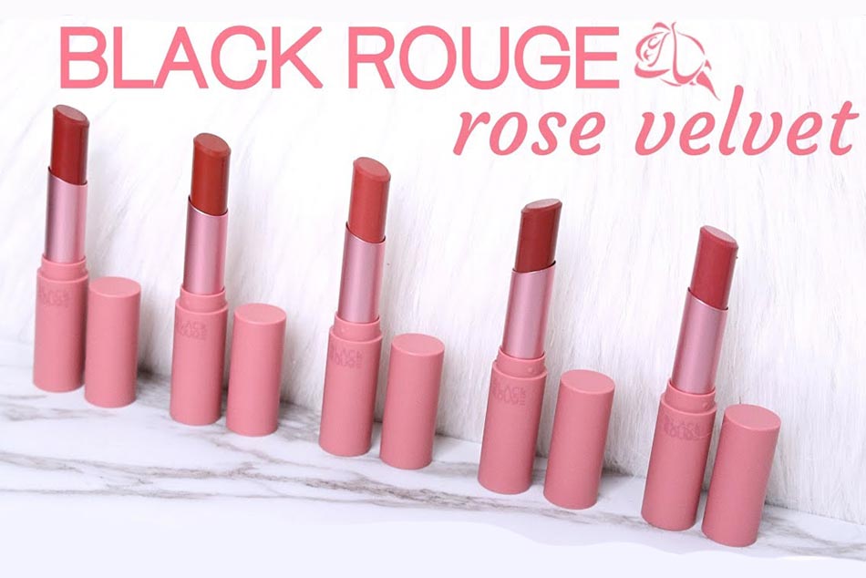 Bộ sưu tập son Black Rouge Rose Velvet Lipstick